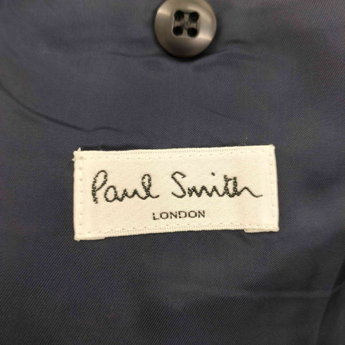 ポールスミス Paul Smith ストライプ モヘヤ 50% 3B テーラード ジャケット 2タック スラックス パンツ セットアップ メンズ M