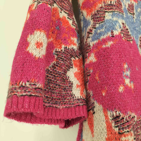 ザラ ZARA ジャガード ポリウール ニット ワンピース レディース import:M