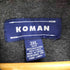 KOMAN 3XL 裏フリースキルティングスウェットブルゾン メンズ 3XL