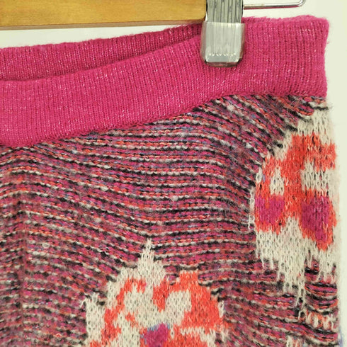 ザラ ZARA Floral Wide Leg Knit Pants ニット パンツ レディース M