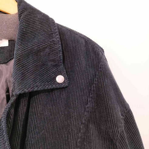 バスクマゼンタ BASQUE magenta コーデュロイ ライダースジャケット メンズ JPN:L