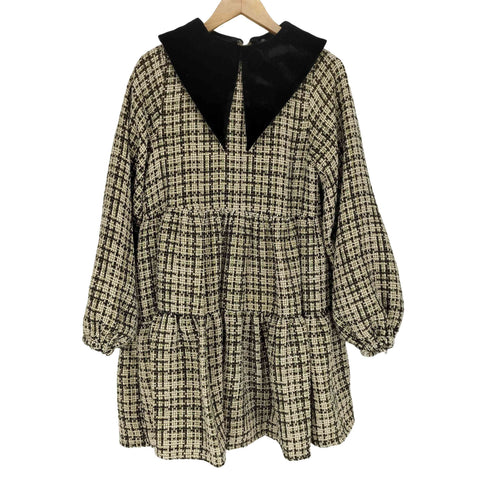 ディアシスターフッド Dear Sisterhood 21AW Twinkle Party Tweed Mini Dress レディース FREE