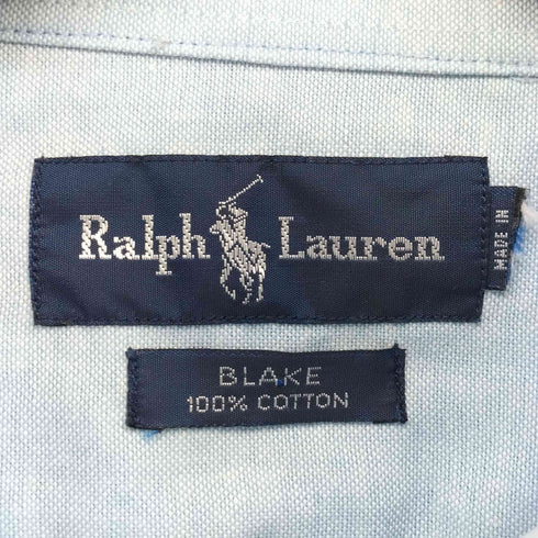 ラルフローレン RALPH LAUREN BLAKE ポニー刺繍 S/S ボタンダウン シャツ ビッグサイズ メンズ