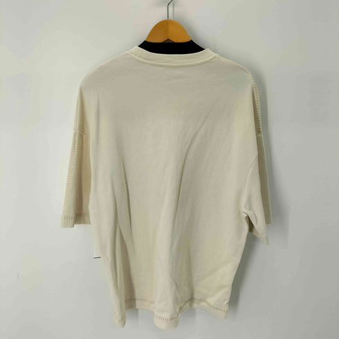ザラ ZARA ステッチデザイン クルーネックTシャツ メンズ import:L