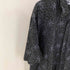 UNTIED 総柄 シルク100% S/S 開襟シャツ メンズ 2XL