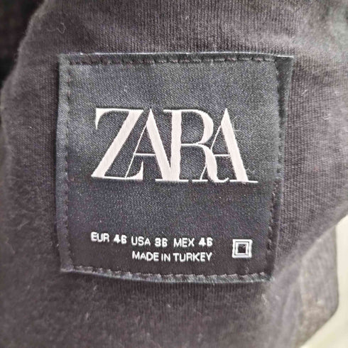 ザラ ZARA チェック2Bテーラードジャケット メンズ DE:46