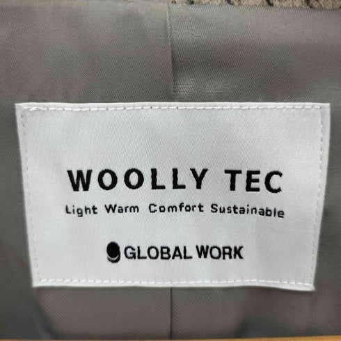 グローバルワーク GLOBAL WORK woolly tec チェスターコート レディース L
