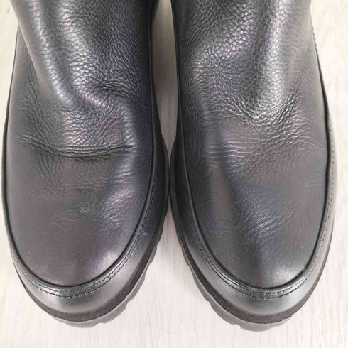ランバンオンブルー LANVIN en Bleu 異素材切替 ロングブーツ レディース JPN:22