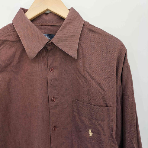ポロバイラルフローレン Polo by RALPH LAUREN REGENT VLASSIC FIT ポニー刺繍 L/S シャツ メンズ import:XL