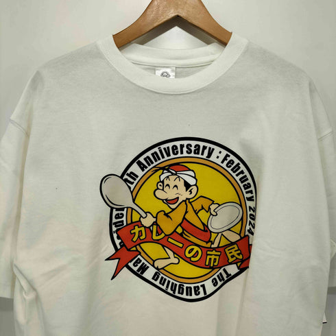 トーキョーダブエージェント 笑い男 アニメプリント S/S クルーネック Tシャツ メンズ import:L