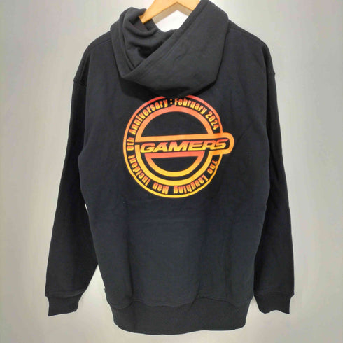 アニメバックプリント L/S プルオーバー パーカー メンズ import:XL