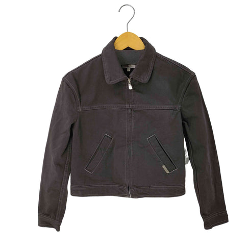 カルバンクラインジーンズ Calvin Klein Jeans ステッチデザインステンカラージップアップジャケット レディース import:XS