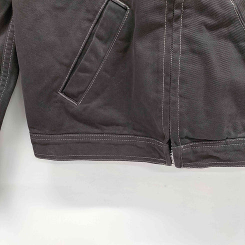 カルバンクラインジーンズ Calvin Klein Jeans ステッチデザインステンカラージップアップジャケット レディース import:XS