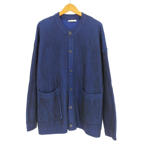 ザラ ZARA TEXTURED POCKET CARDIGAN テクスチャー ポケット ニット カーディガン メンズ import:L