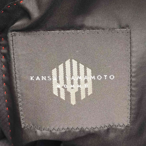カンサイヤマモト KANSAI YAMAMOTO HOMME 2B テーラード ジャケット 1タック スラックス パンツ セットアップ メンズ 180