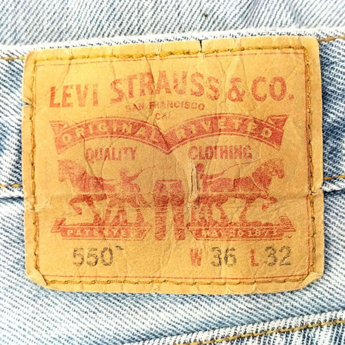 リーバイス Levis メキシコ製 550 ボタン裏4002刻印 ジップフライ デニム パンツ メンズ W36 L32