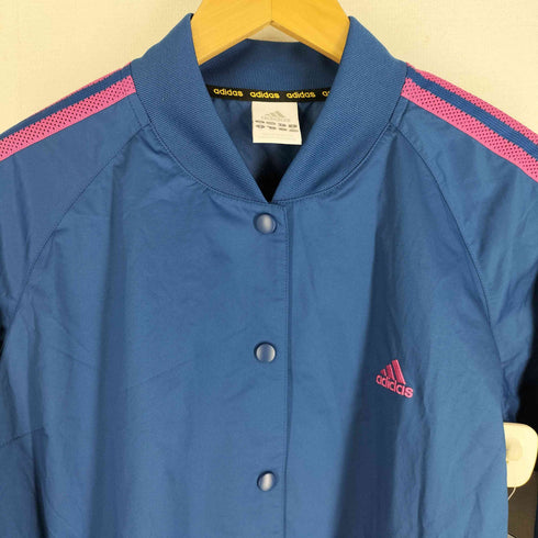 アディダス adidas 万国旗タグ 復刻 3STRIPES パフォーマンスロゴ コーチジャケット ブルゾン レディース JPN:L