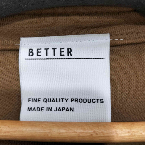 ベター BETTER コットンロングスリーブカーディガン メンズ JPN:2