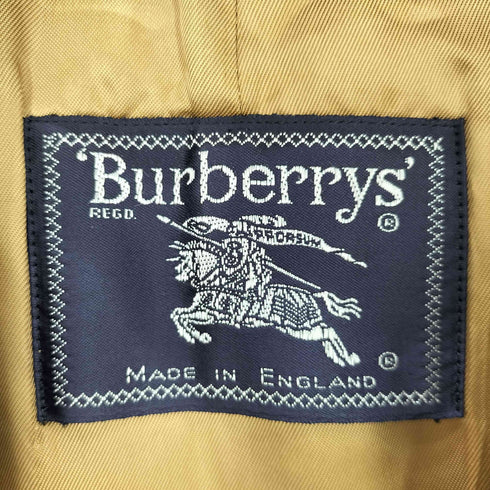 バーバリーズ BURBERRYS 裏地ノバチェック 玉蟲 ライナー付き ステンカラーコート メンズ