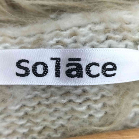 ソレイス SOLACE リッチシャギーニットカーディガン レディース FREE