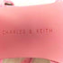 チャールズアンドキース CHARLES&KEITH ウーブン トラペーズヒールバックルサンダル レディース JPN:37