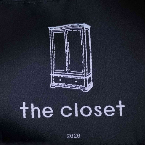 the closet スタンドカラー チンストラップ オーバーサイズコート メンズ