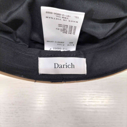 ダーリッチ Darich キルティングレザーキャスケット レディース