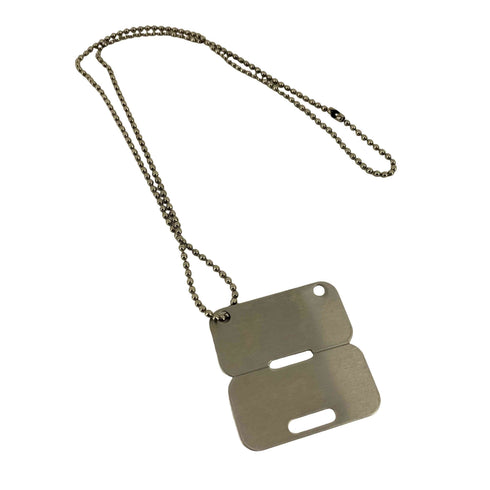 Canadian Army ドッグタグ ボールチェーンネックレス メンズ
