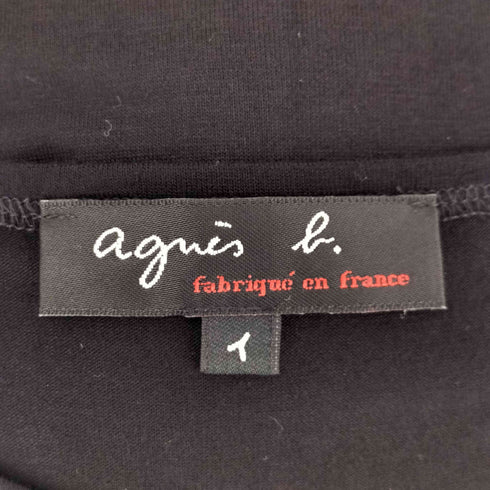 アニエスベー agnes b. 転写プリントチュニック ワンピース レディース イ
