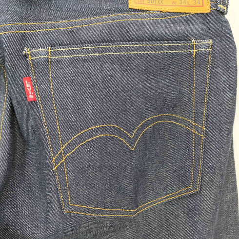 リーバイスヴィンテージクロージング Levis Vintage Clothing 1937年モデル復刻 501XX 37501-0015 ボタンフライストレートデニム 赤耳 シンチバック BIGE メンズ W34 L34