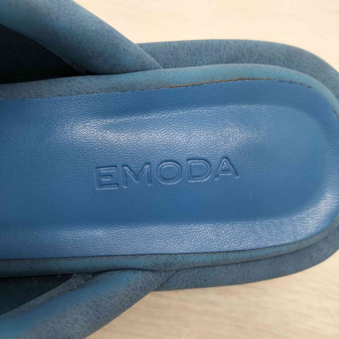 エモダ EMODA バルキーウェッジサンダル スエード厚底サンダル レディース JPN:M