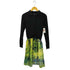 アニエスベー agnes b. 異素材 シルクニットワンピース レディース イ