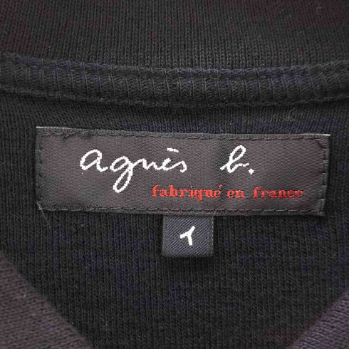 アニエスベー agnes b. 異素材 シルクニットワンピース レディース イ