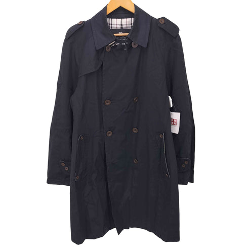 バーバリーブラックレーベル BURBERRY BLACK LABEL ミドル丈トレンチコート レディース L