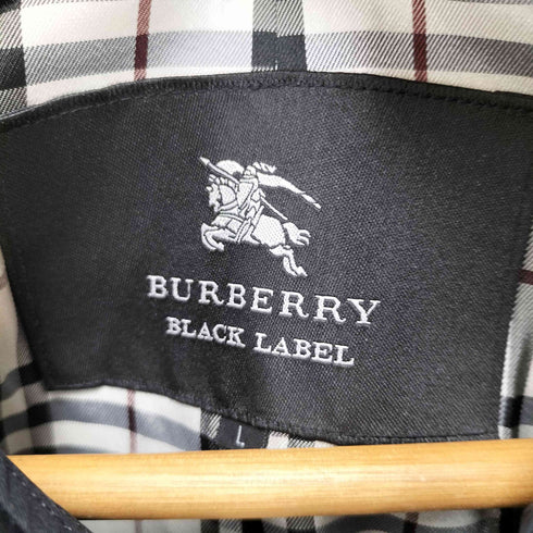 バーバリーブラックレーベル BURBERRY BLACK LABEL ミドル丈トレンチコート レディース L