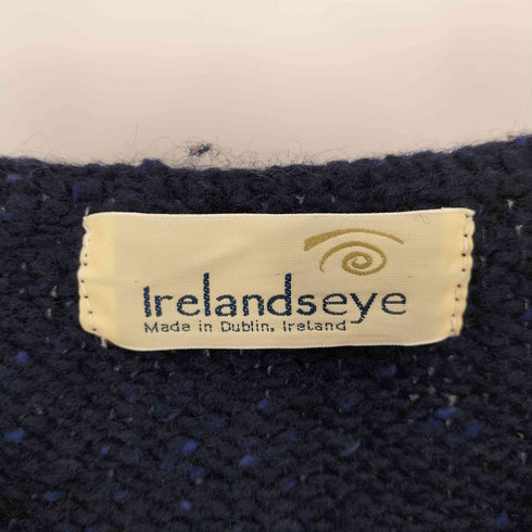 Irelandseye アイルランド製 ウール ケーブル ポンチョ ニット レディース