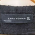 ザラ ZARA ノーカラーツイードジャケット レディース L