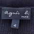 アニエスベー agnes b. 異素材 ベロアカーディガン レディース イ