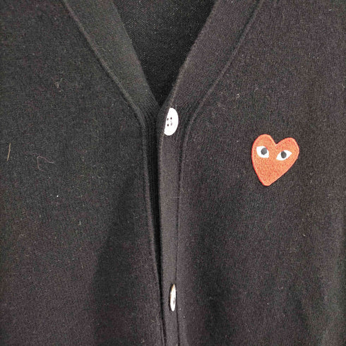 プレイコムデギャルソン PLAY COMME des GARCONS AD2005 CARDIGAN アイコン ウール カーディガン メンズ JPN:L