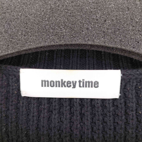 モンキータイム MONKEY TIME C/AC WAFFLE OUT LINKING CN/ニット メンズ JPN:XL