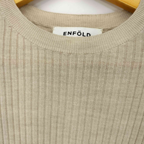 エンフォルド ENFOLD Soft Wool Rib レイヤーリブPO レディース JPN:38
