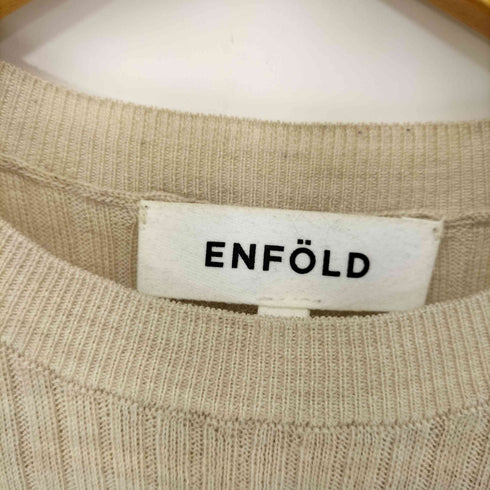 エンフォルド ENFOLD Soft Wool Rib レイヤーリブPO レディース JPN:38