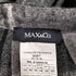 マックスアンドコー MAX & CO. アシンメトリーデザインウールチェックプリーツスカート レディース 38