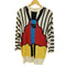 ツモリチサト TSUMORI CHISATO スパンコールロゴ マルチパターンニット レディース JPN:2