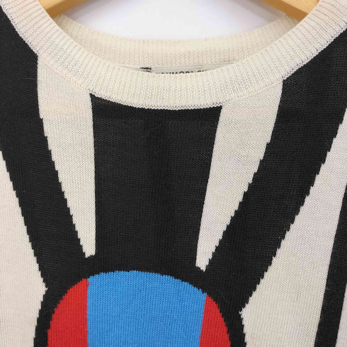 ツモリチサト TSUMORI CHISATO スパンコールロゴ マルチパターンニット レディース JPN:2