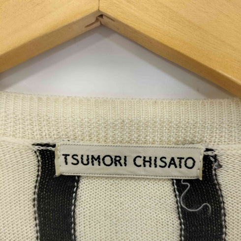 ツモリチサト TSUMORI CHISATO スパンコールロゴ マルチパターンニット レディース JPN:2