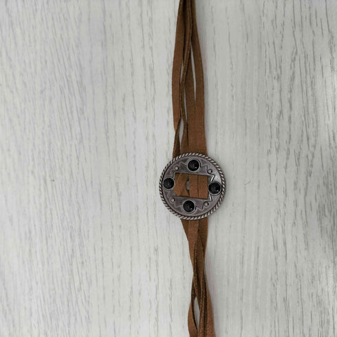 ANNULOYA フェイクレザー タッセル ベルト VINTAGE レディース