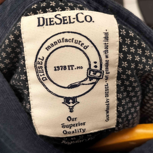ディーゼル DIESEL ネコ目ボタン L/Sシャツ メンズ JPN:M