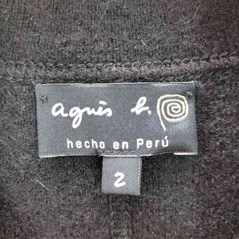 アニエスベー agnes b. アルパカニットジャケット レディース 2