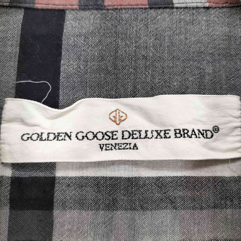 ゴールデングース GOLDEN GOOSE チェックシャツ MADE IN ITALY レディース XS